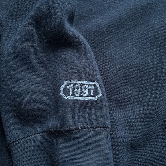 Exco Jeans Navy Blue Hoodie for Men Size Large - Picture 4 of 9